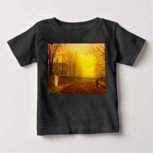 Camiseta Para Bebê Ouro Autumn John Atkinson Grimshaw