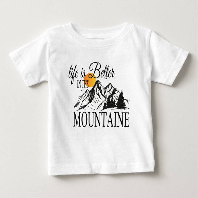 Camiseta Para Bebê Outdoor Adventurers (Frente)