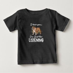 Camiseta Para Bebê Ouvi Dizer Que Você Não Está Ouvindo O Presente