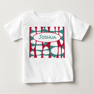 Camiseta Para Bebê Ovalas em camadas