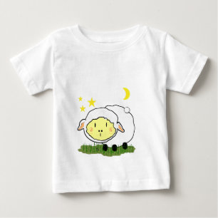 Camiseta Para Bebê Ovelha Cordeiro