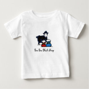 Camiseta Para Bebê Ovelhas negras do Baa do Baa
