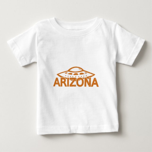 Camiseta Para Bebê OVNI de arizona (Frente)