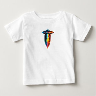 Camiseta Para Bebê OVNI – Naves Espaciais Alienígenas Misteriosas & D