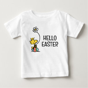 Camiseta Para Bebê Ovo De Páscoa De Madeira