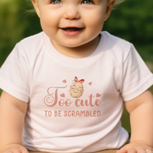Camiseta Para Bebê Ovo Engraçado Muito Fofo Para Ser Mexido