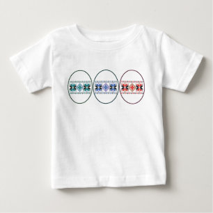 Camiseta Para Bebê Ovos da páscoa do design dos povos