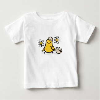 Camiseta Para Bebê Ovos e Pintinhos