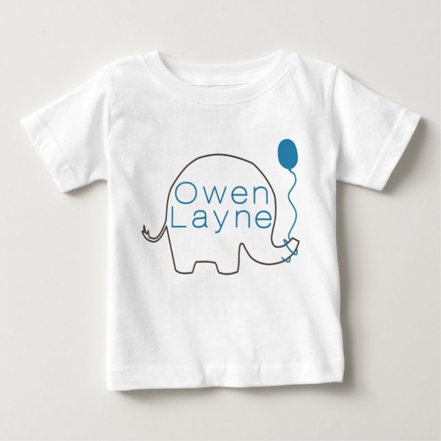 Camiseta Para Bebê Owen Layne (Frente)