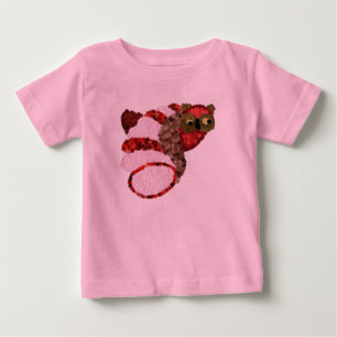 Camiseta Para Bebê Owl Tutu BodyPROCEs