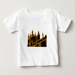 Camiseta Para Bebê Oxford Inglaterra 1986 espirais de construção