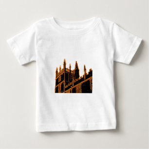 Camiseta Para Bebê Oxford Inglaterra 1986 espirais de construção