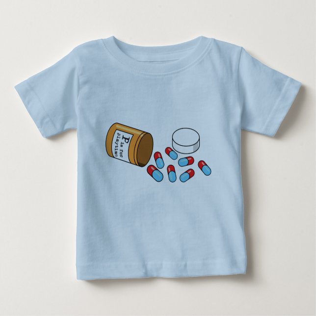 Camiseta Para Bebê P realiza-se para o Playtime (Frente)