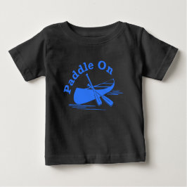 Camiseta Para Bebê Paddle Na Design - Baby Fine Jersey T Shirt