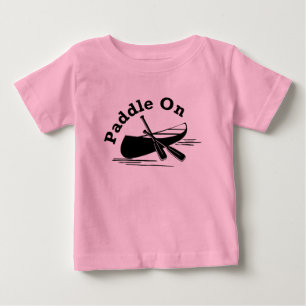 Camiseta Para Bebê Paddle Na Design - Baby Fine Jersey T Shirt
