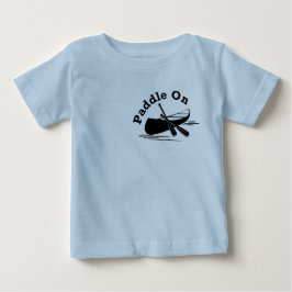 Camiseta Para Bebê Paddle Na Design - Baby Fine Jersey T Shirt