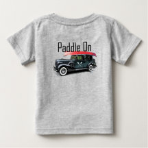 Paddle No Classic Car Design - Baby Fine Jersey T-