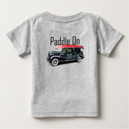Camiseta Para Bebê Paddle No Classic Car Design - Baby Fine Jersey T-