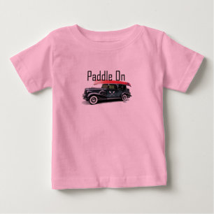 Camiseta Para Bebê Paddle No Classic Car Design - Baby Fine Jersey T-