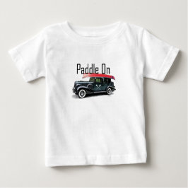 Camiseta Para Bebê Paddle No Classic Car Design - Baby Fine Jersey T-
