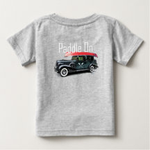 Paddle No Classic Car Design - Baby Fine Jersey T-