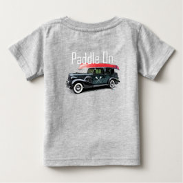 Camiseta Para Bebê Paddle No Classic Car Design - Baby Fine Jersey T-