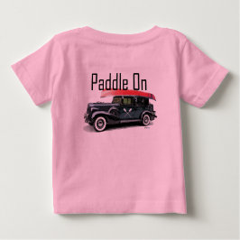 Camiseta Para Bebê Paddle No Classic Car Design - Baby Fine Jersey T-