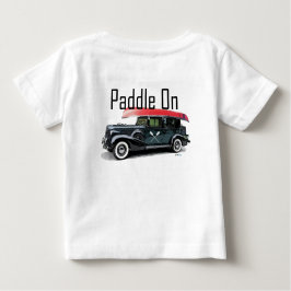 Camiseta Para Bebê Paddle No Classic Car Design - Baby Fine Jersey T-