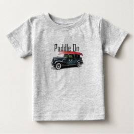Camiseta Para Bebê Paddle No Classic Car Design - Baby Fine Jersey T-