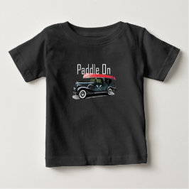 Camiseta Para Bebê Paddle No Classic Car Design - Baby Fine Jersey T-