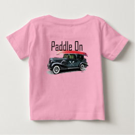 Camiseta Para Bebê Paddle No Classic Car Design - Baby Fine Jersey T-