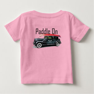 Camiseta Para Bebê Paddle No Classic Car Design - Baby Fine Jersey T-