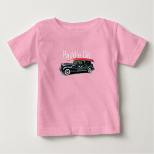 Camiseta Para Bebê Paddle No Classic Car Design - Baby Fine Jersey T-