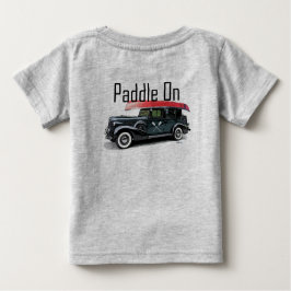 Camiseta Para Bebê Paddle No Classic Car Design - Baby Fine Jersey T-