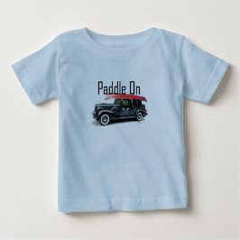 Camiseta Para Bebê Paddle No Classic Car Design - Baby Fine Jersey T-