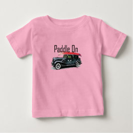 Camiseta Para Bebê Paddle On Classic CarDesign - Baby Fine Jersey T-S