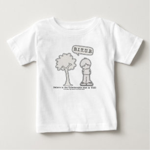 Camiseta Para Bebê Padrão BITUB (Acredite no Inacreditável)