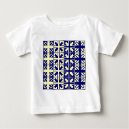 Camiseta Para Bebê Padrão Cruzado Cristão 2