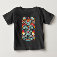 Padrão de Flor Otomi Arte Floral Mexicana
