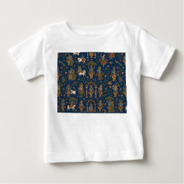 Camiseta Para Bebê Padrão Krishna