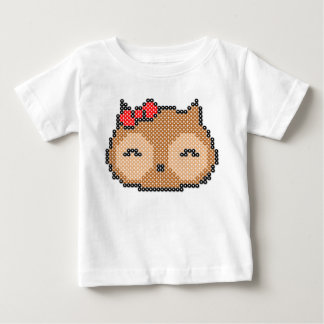 Camiseta Para Bebê Padrão Owl nº 124 - PrinterKids