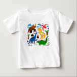 Camiseta Para Bebê Padrão perfeito dos dinossauros<br><div class="desc">-</div>