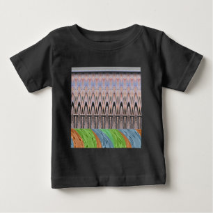 Camiseta Para Bebê Padrão tradicional da África Ásia