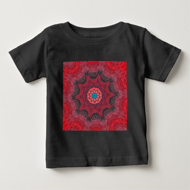 Camiseta Para Bebê Padrão tribal indh.jpg (Frente)