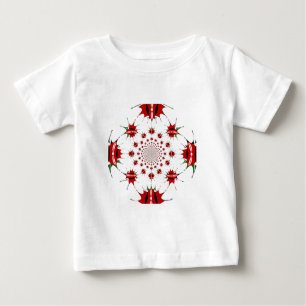 Camiseta Para Bebê Padrões do Kaleidoscope do Anteno Nacional
