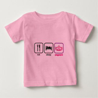 Camiseta Para Bebê Pageant de Sono