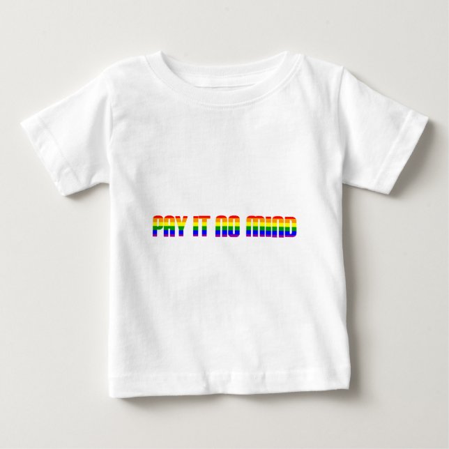 Camiseta Para Bebê pague-o sem pensar (Frente)