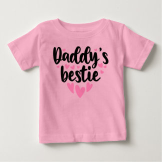Camiseta Para Bebê Pai Bestie