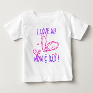 Camiseta Para Bebê Pai da mamã do amor