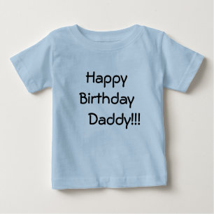Camiseta Para Bebê Pai do feliz aniversario !!!